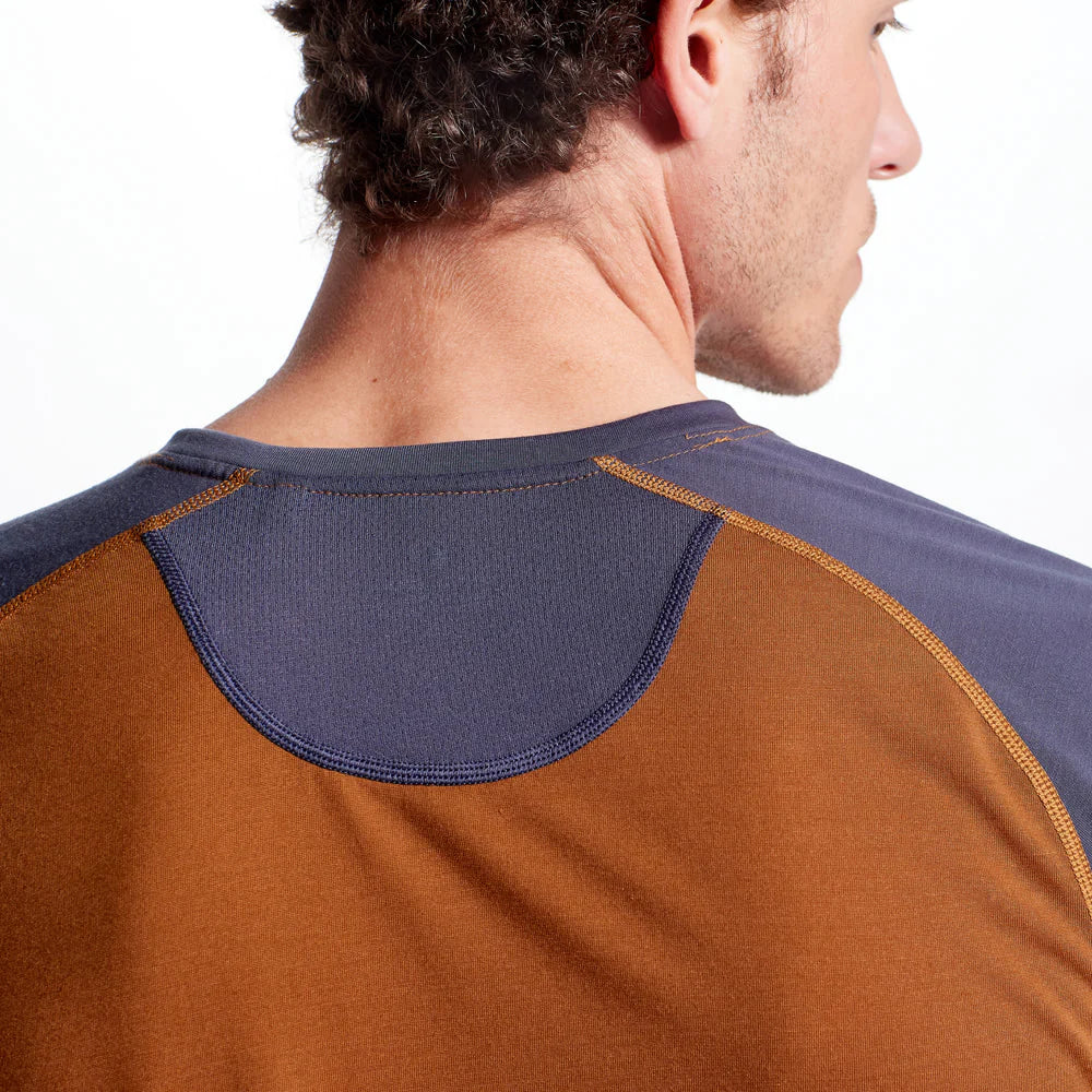 Pearl Izumi Canyon Short Sleeve MTB Jersey - Saddle-Dark Ink - Image 3