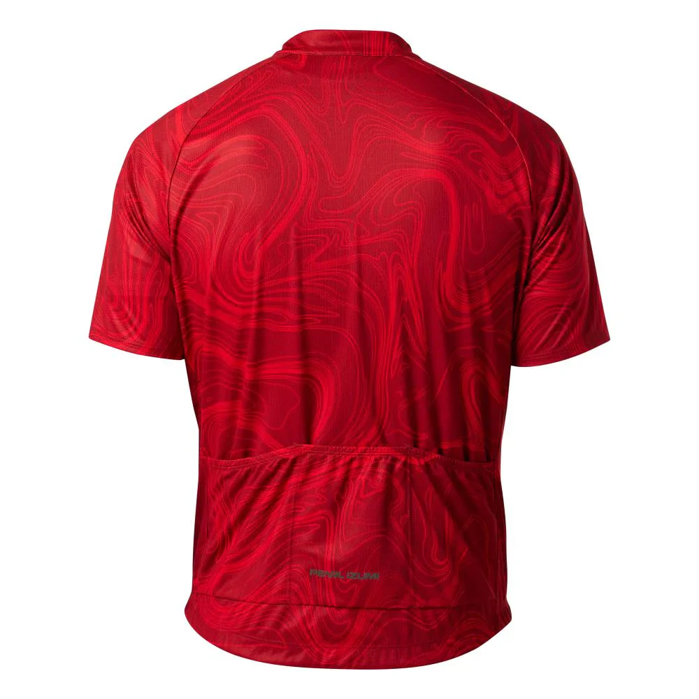 Pearl Izumi Classic Cycling Jersey - Red Dahlia Topo - Image 2
