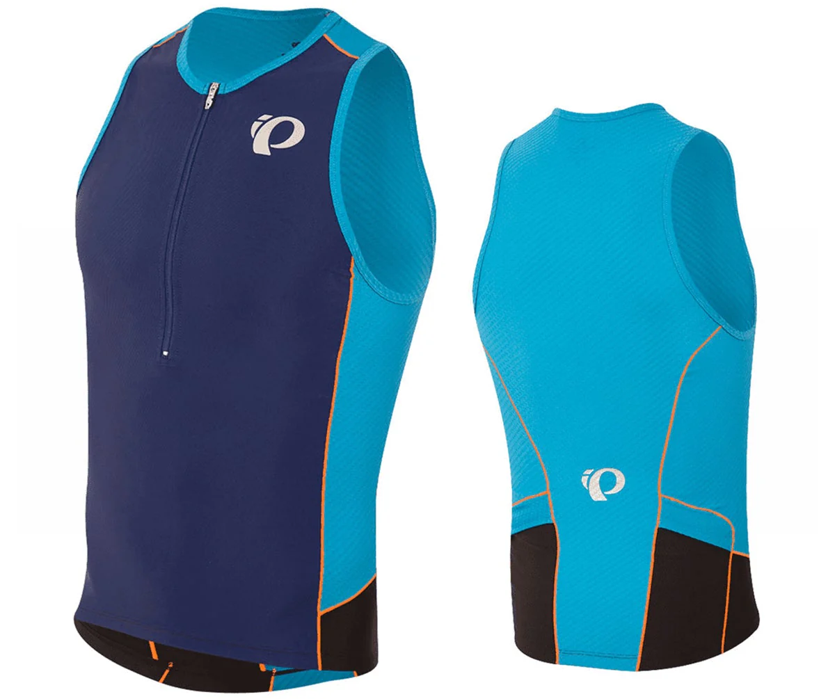Pearl Izumi Elite Pursuit Tri Singlet - Bel Air Blue-Blue Depths
