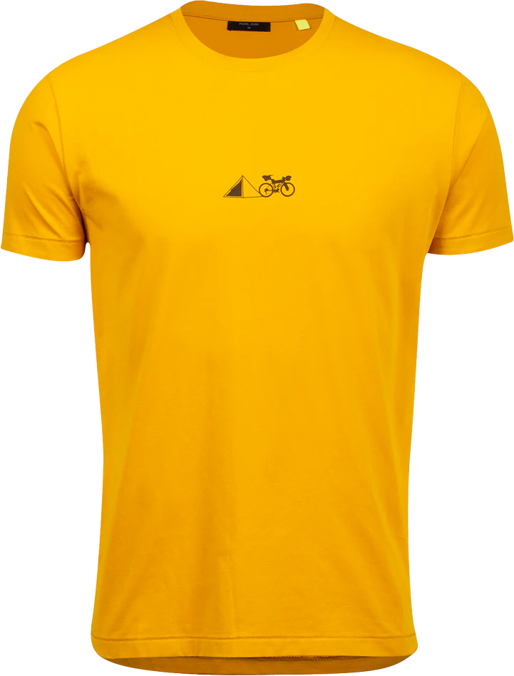 Pearl Izumi Graphic Tee Shirt - Lean It - Gold