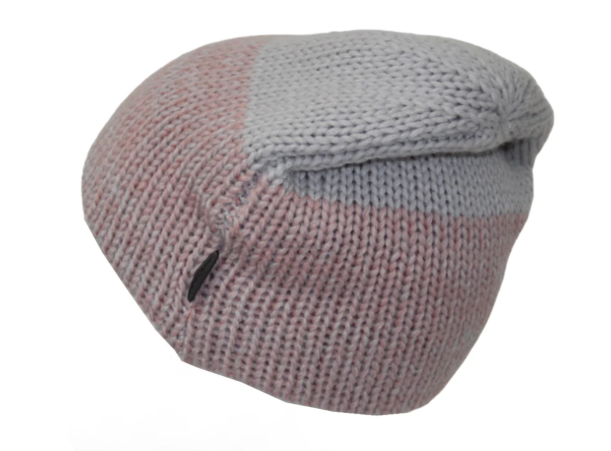 Pearl Izumi Merino Reversible Beanie - Fog-Dusty Rose Heather - Image 2