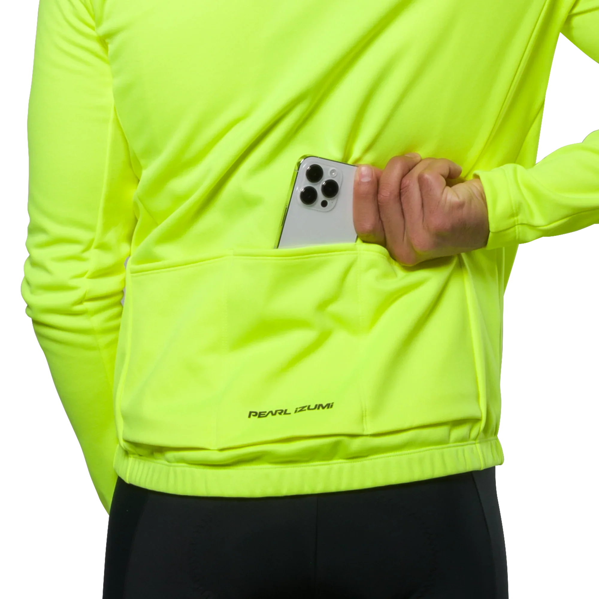 Pearl Izumi Quest Thermal Long Sleeve Road Jersey - Screaming Yellow - Image 5