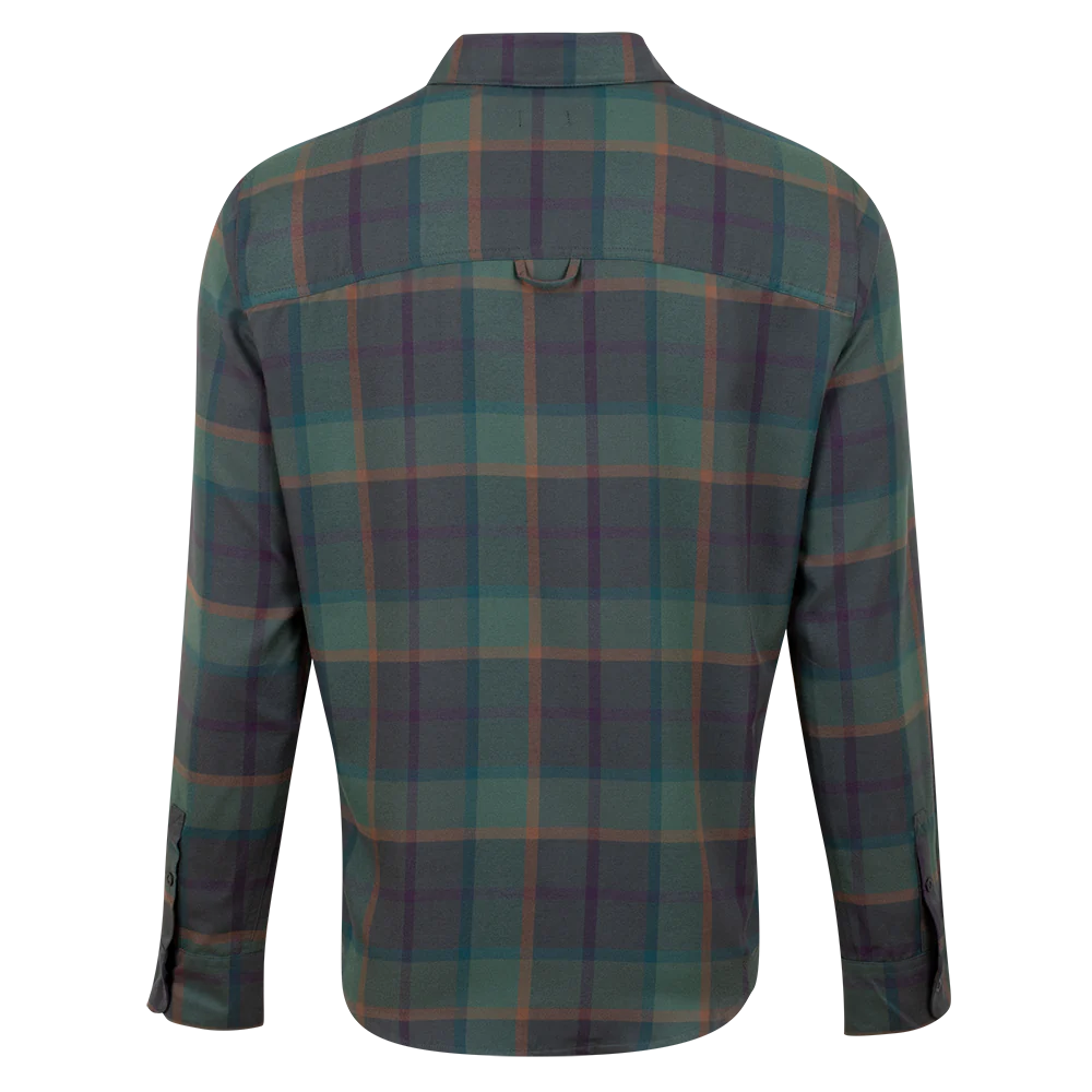 Pearl Izumi Rove Flannel Long Sleeve Shirt - Sage-Pale Pine Plaid - Image 2