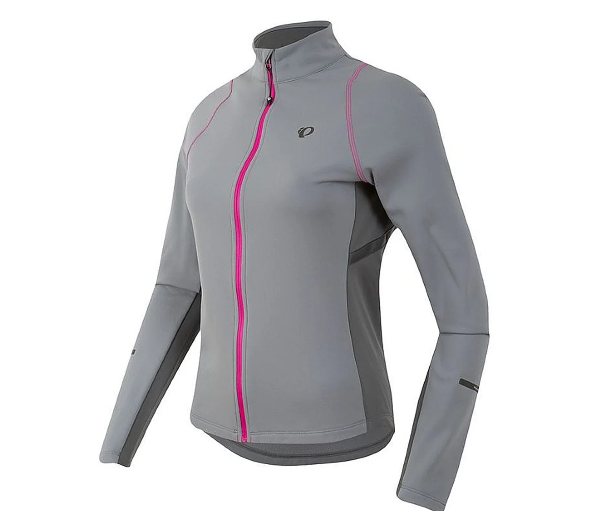 Pearl Izumi Select Escape Thermal Long Sleeve Road Jersey - Womens - Monument-Smoked Pearl