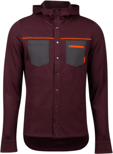 Pearl Izumi Summit Insulated Shirt - Garnet Heather