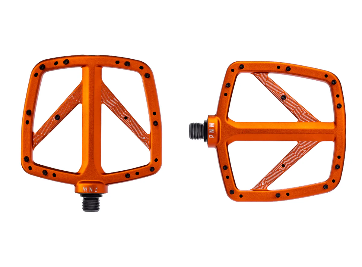 PNW Loam Alloy Flat Pedal - Blood Orange