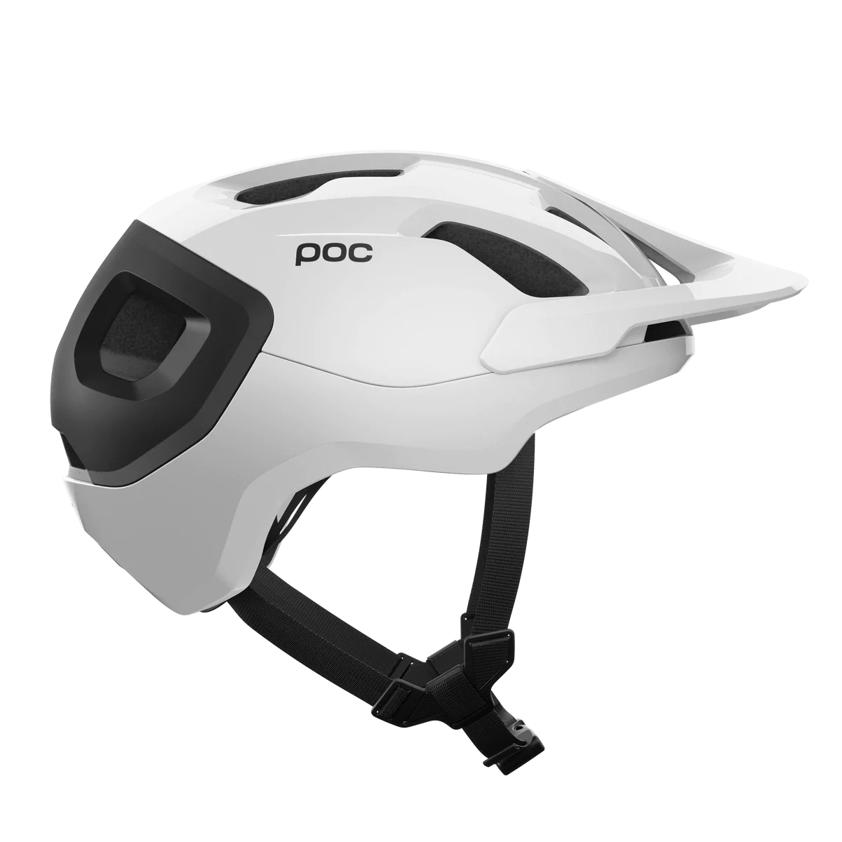 POC Axion Race MIPS MTB Helmet - Hydrogen White-Uranium Black Matt - Image 3