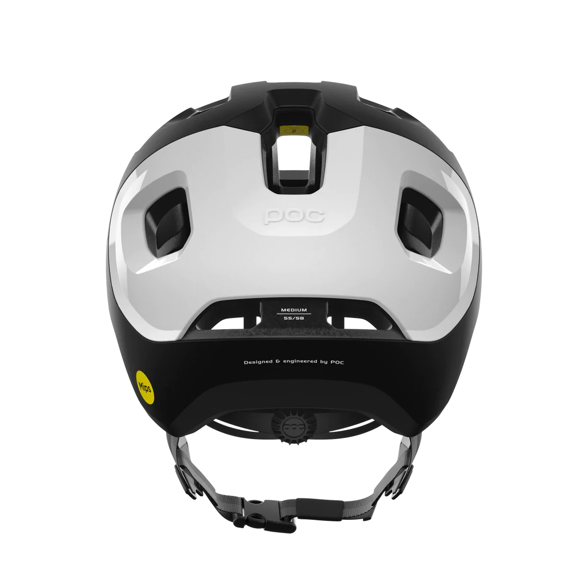 POC Axion Race MIPS MTB Helmet - Uranium Black Matt-Hydrogen White - Image 4
