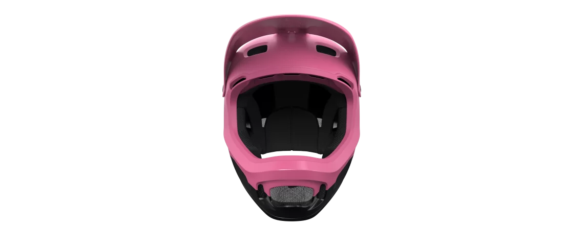POC Coron Air MIPS Full Face Helmet - Actinium Pink-Uranium Black Matt - Image 3