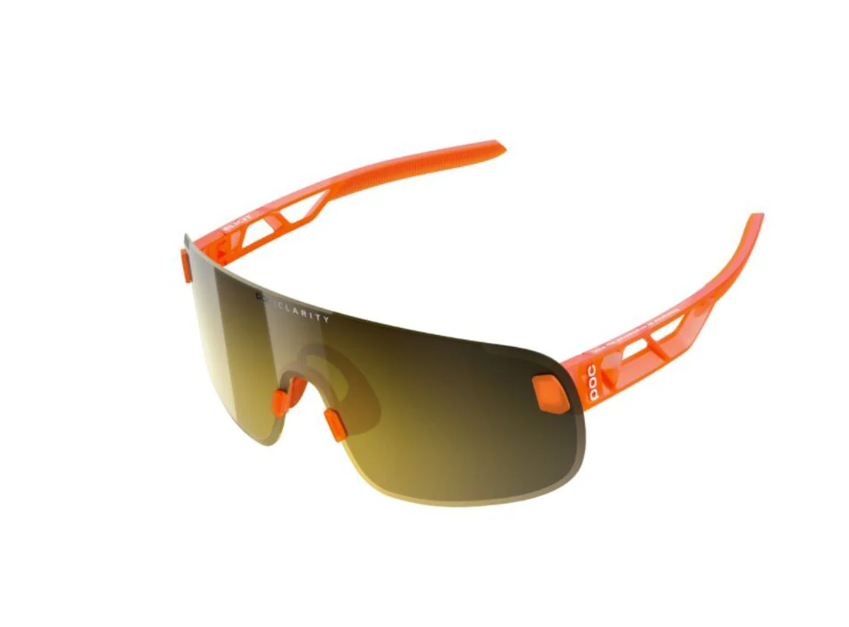 POC Elicit Sunglasses - Fluorescent Orange Translucent