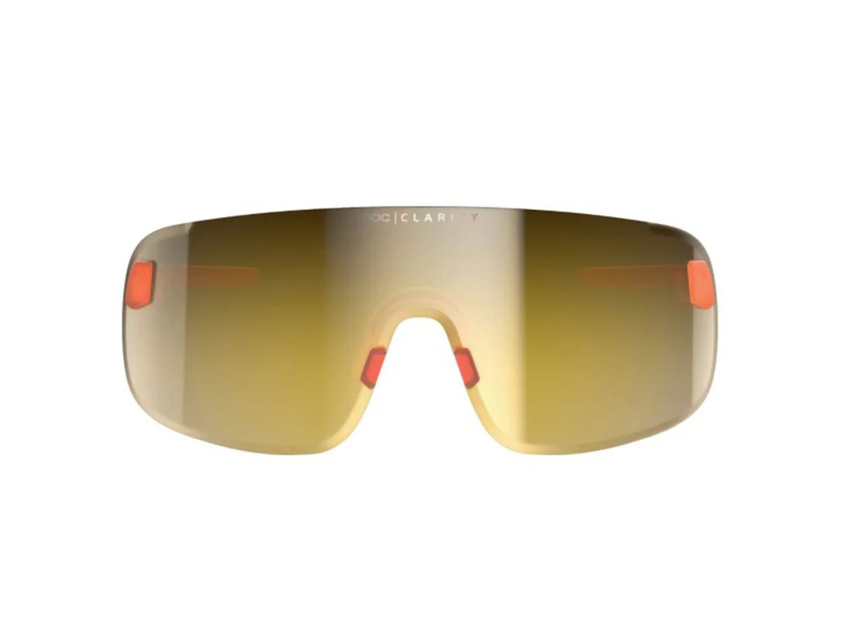 POC Elicit Sunglasses - Fluorescent Orange Translucent - Image 2