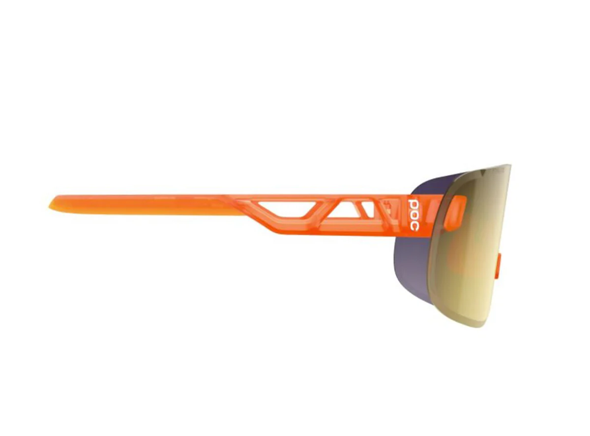 POC Elicit Sunglasses - Fluorescent Orange Translucent - Image 3