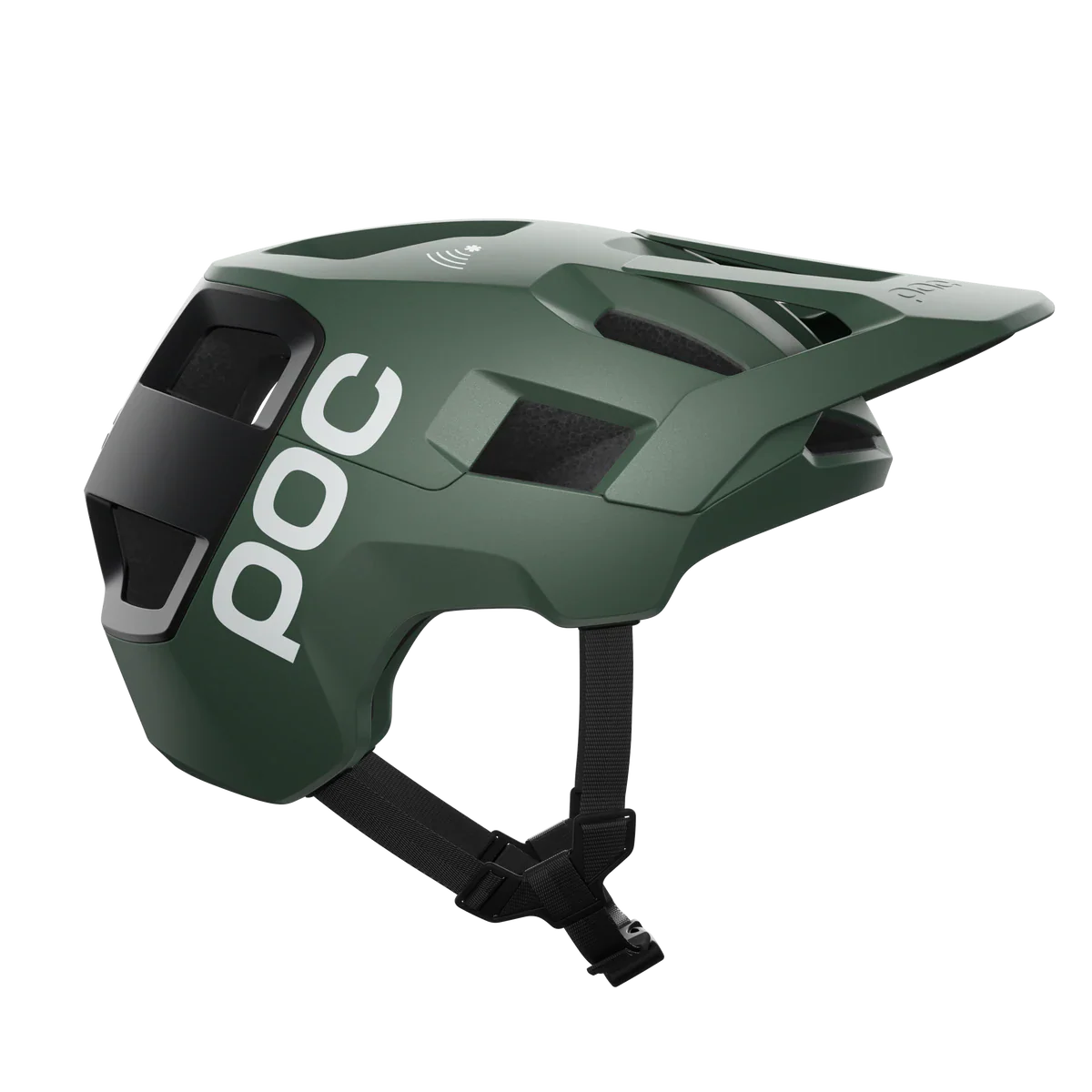 POC Kortal Race MIPS MTB Helmet - Epidote Green-Uranium Black Metallic-Matt - Image 3