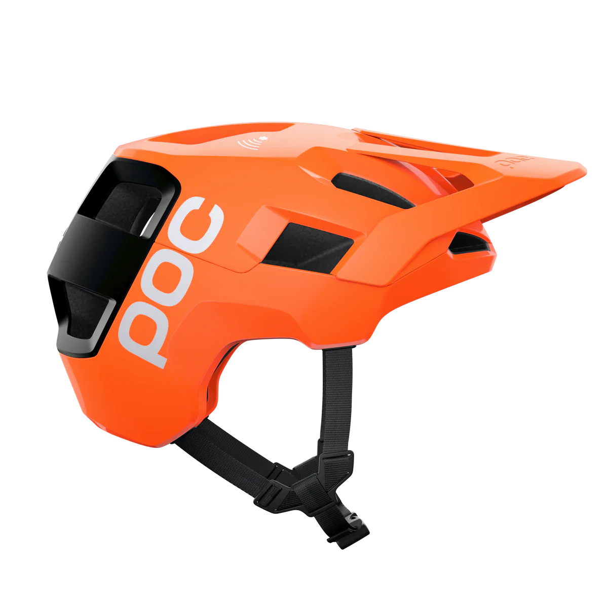POC Kortal Race MIPS MTB Helmet - Fluorescent Orange Avip-Uranium Black Matt - Image 3
