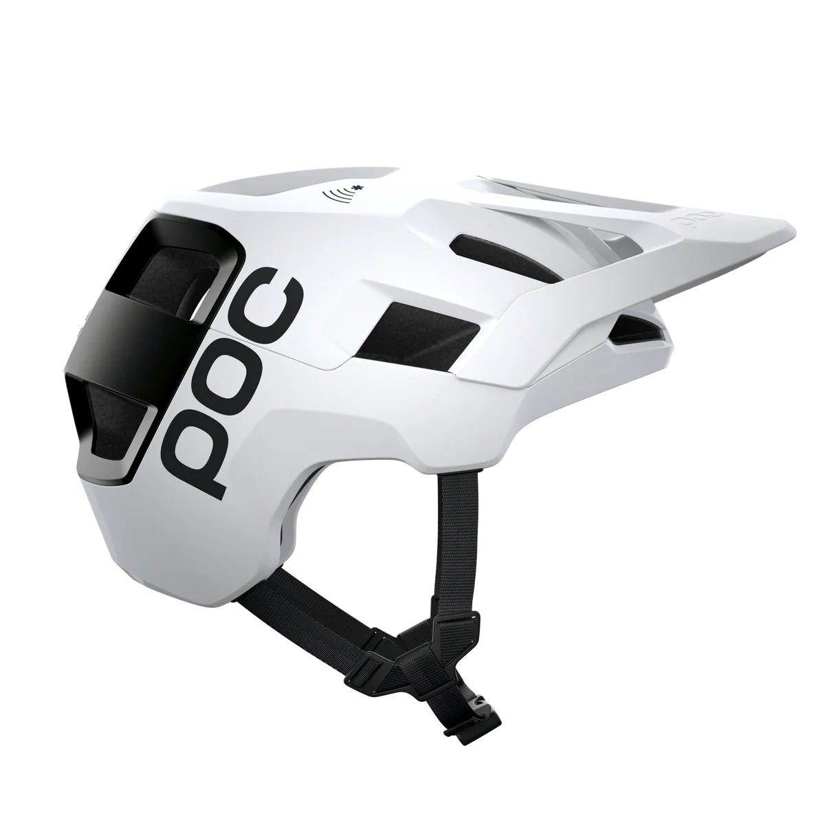 POC Kortal Race MIPS MTB Helmet - Hydrogen White-Uranium Black Matt - Image 4