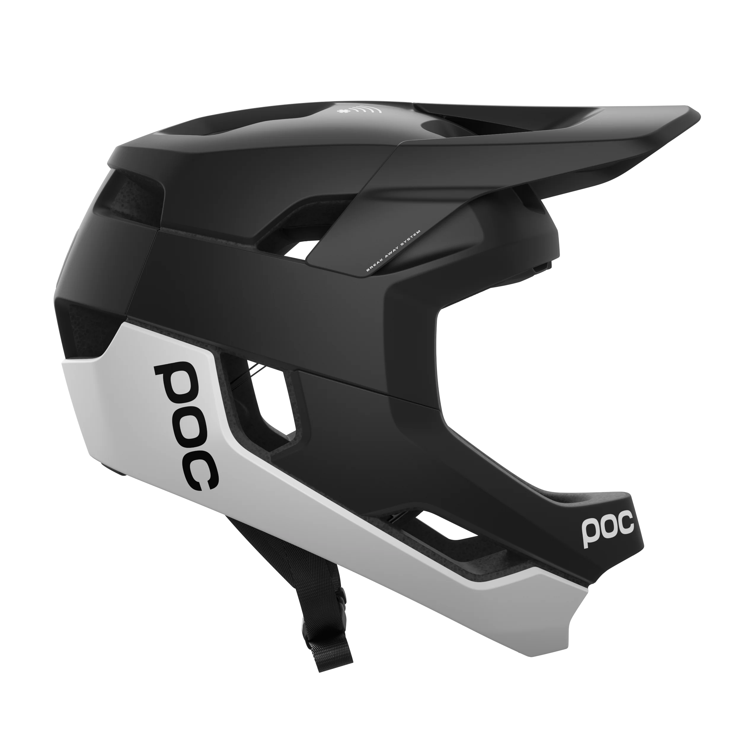 POC Otocon Race MIPS Full Face Helmet - Uranium Black-Hydrogen White Matt - Image 3