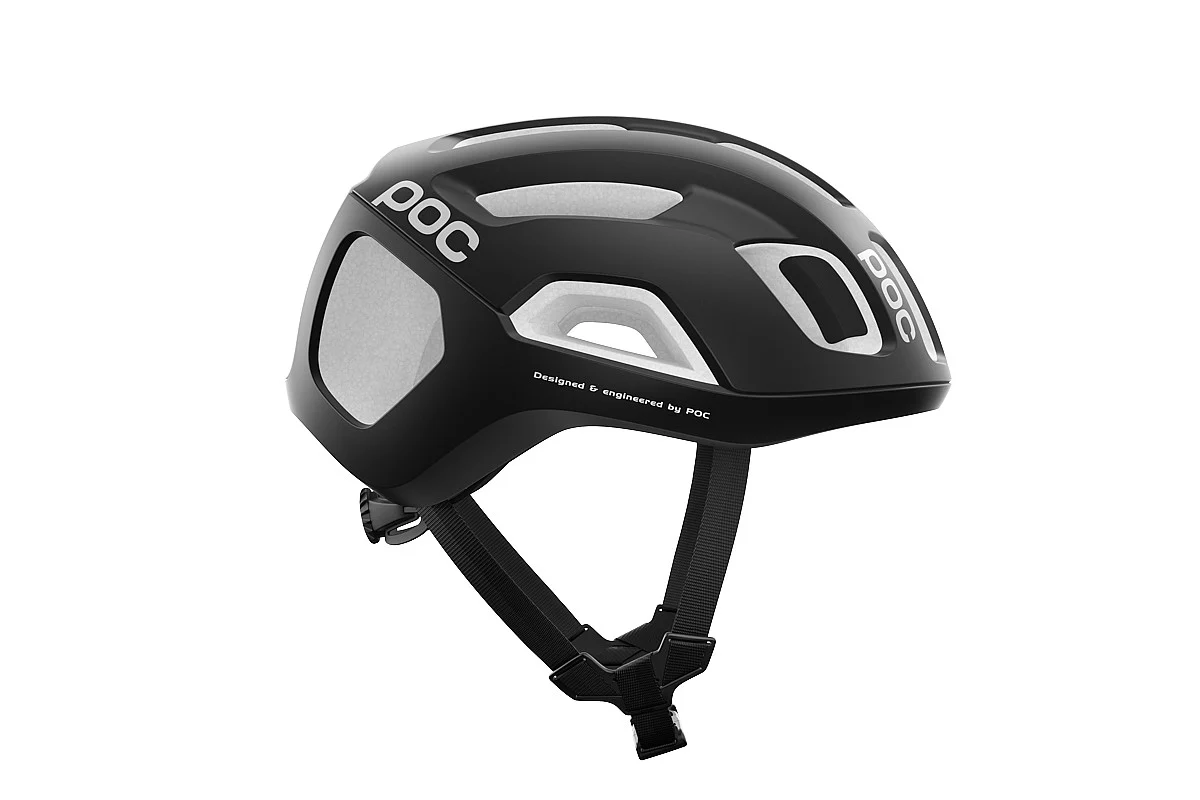 POC Ventral Air MIPS NFC Road Helmet - Uranium Black-Hydrogen White Matt - Image 3