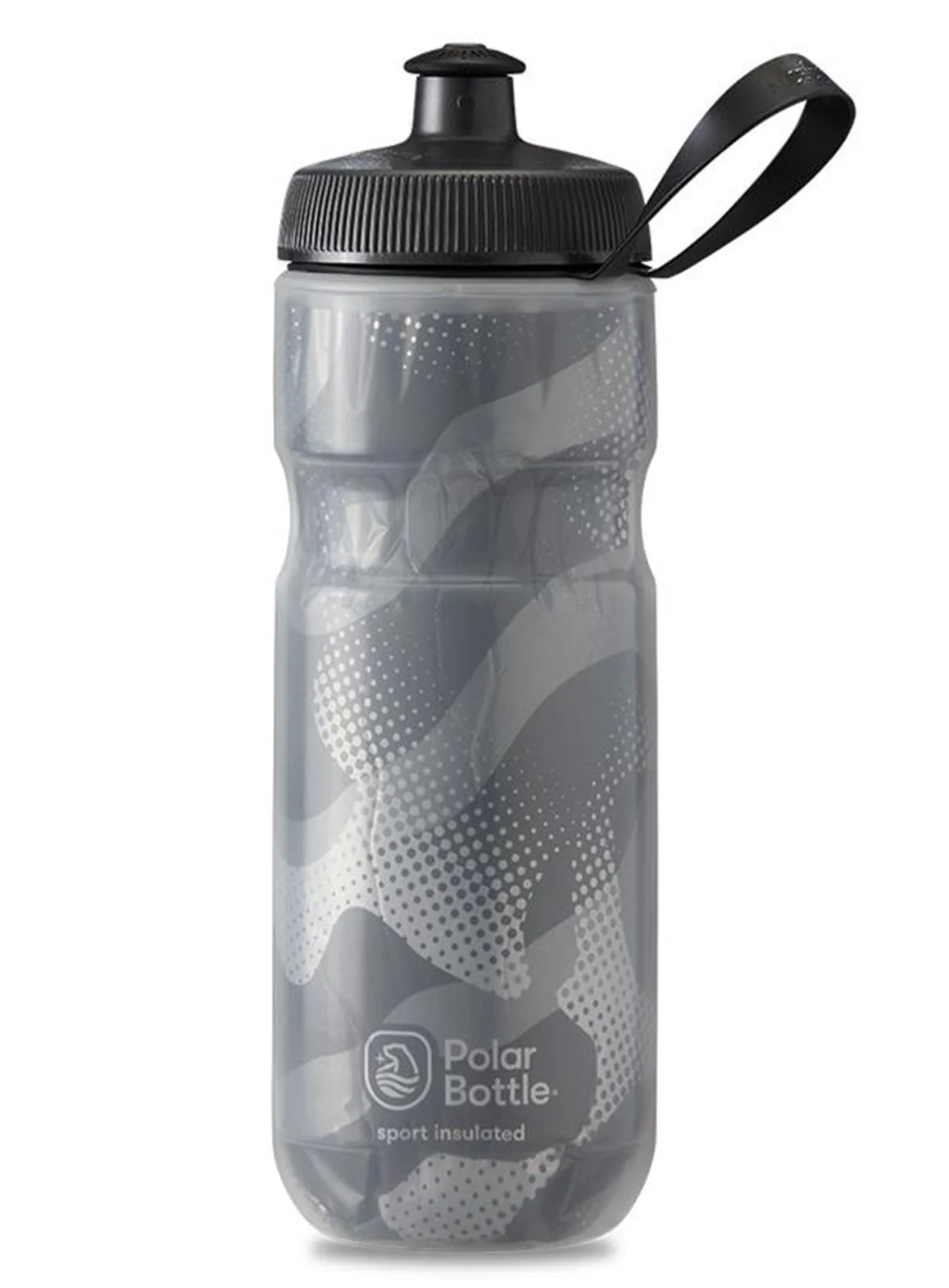 Polar Bottle Sport Contender Insulated Water Bottle - 20oz - Olive-Silver - Image 3
