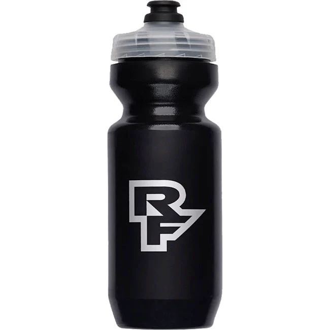 Race Face Classic Logo Water Bottle - Black - 2022