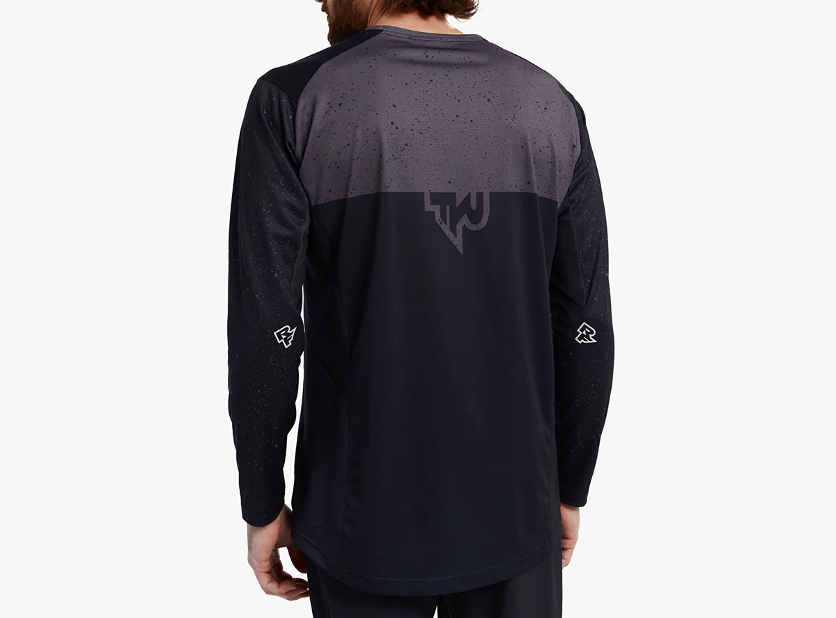Race Face Indy Long Sleeve MTB Jersey - Charcoal - Image 2