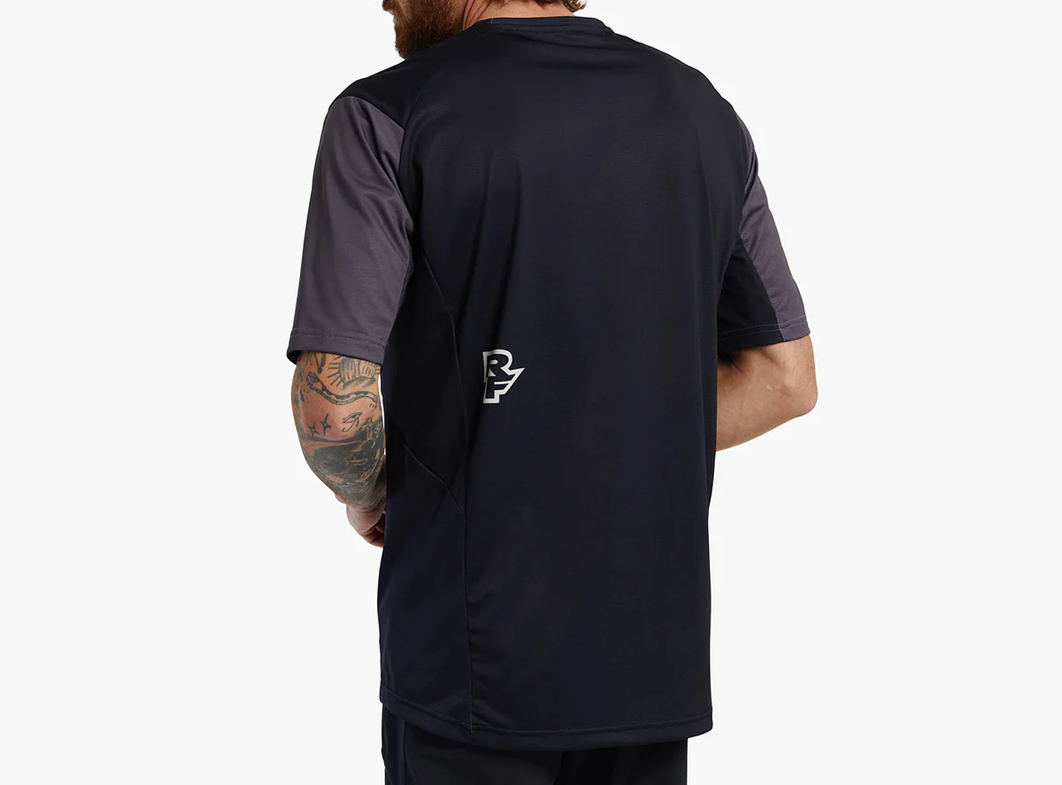Race Face Indy Short Sleeve MTB Jersey - Black - 2022 - Image 2