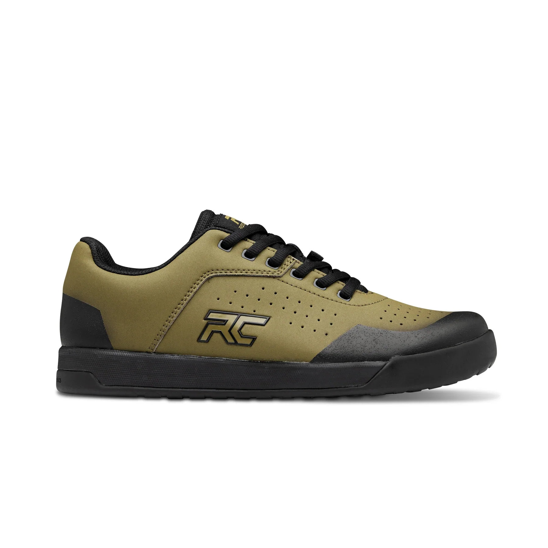 Ride Concepts Hellion Flat Pedal MTB Shoe - Olive-Black - Image 3
