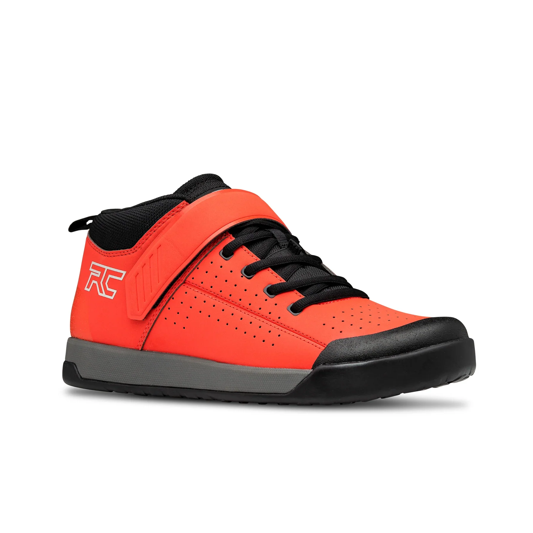 Ride Concepts Wildcat Mid-Top Flat Pedal MTB Shoe - Red - 2022