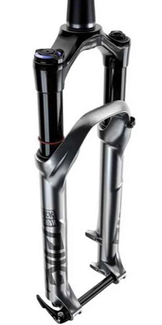 RockShox Pike DJ Solo Air 100 26" 15TAx100 - Gloss Silver