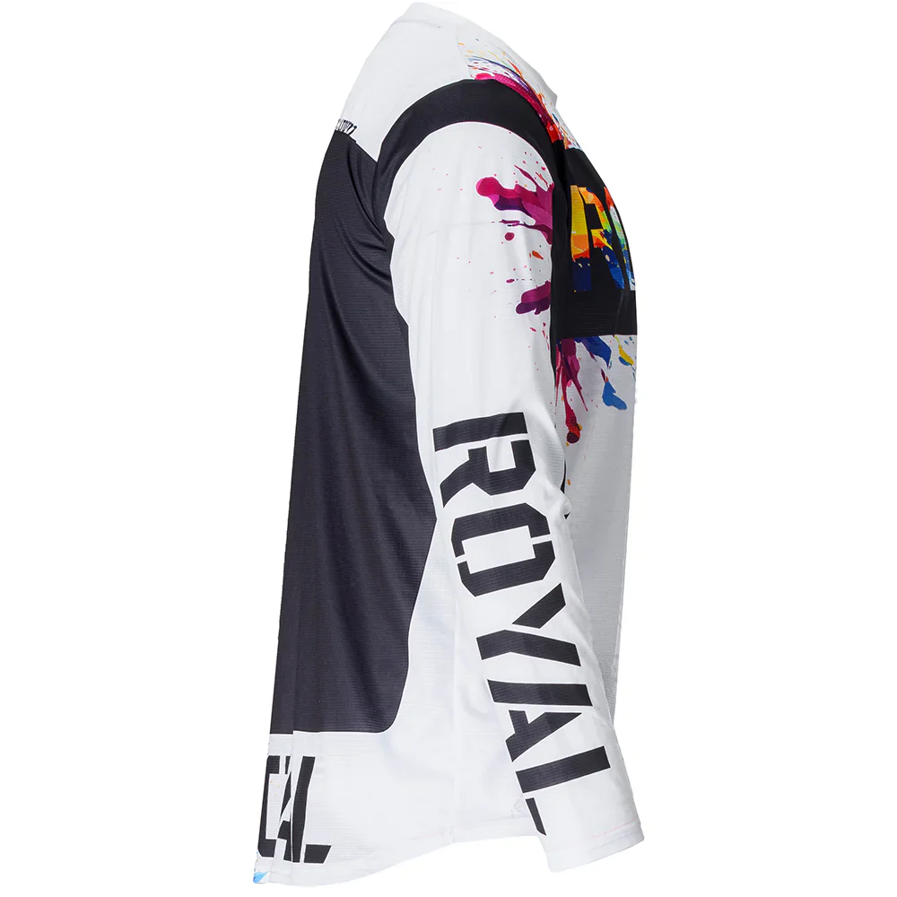 Royal Apex Long Sleeve MTB Jersey - Limited Edition - Splatter - Image 5