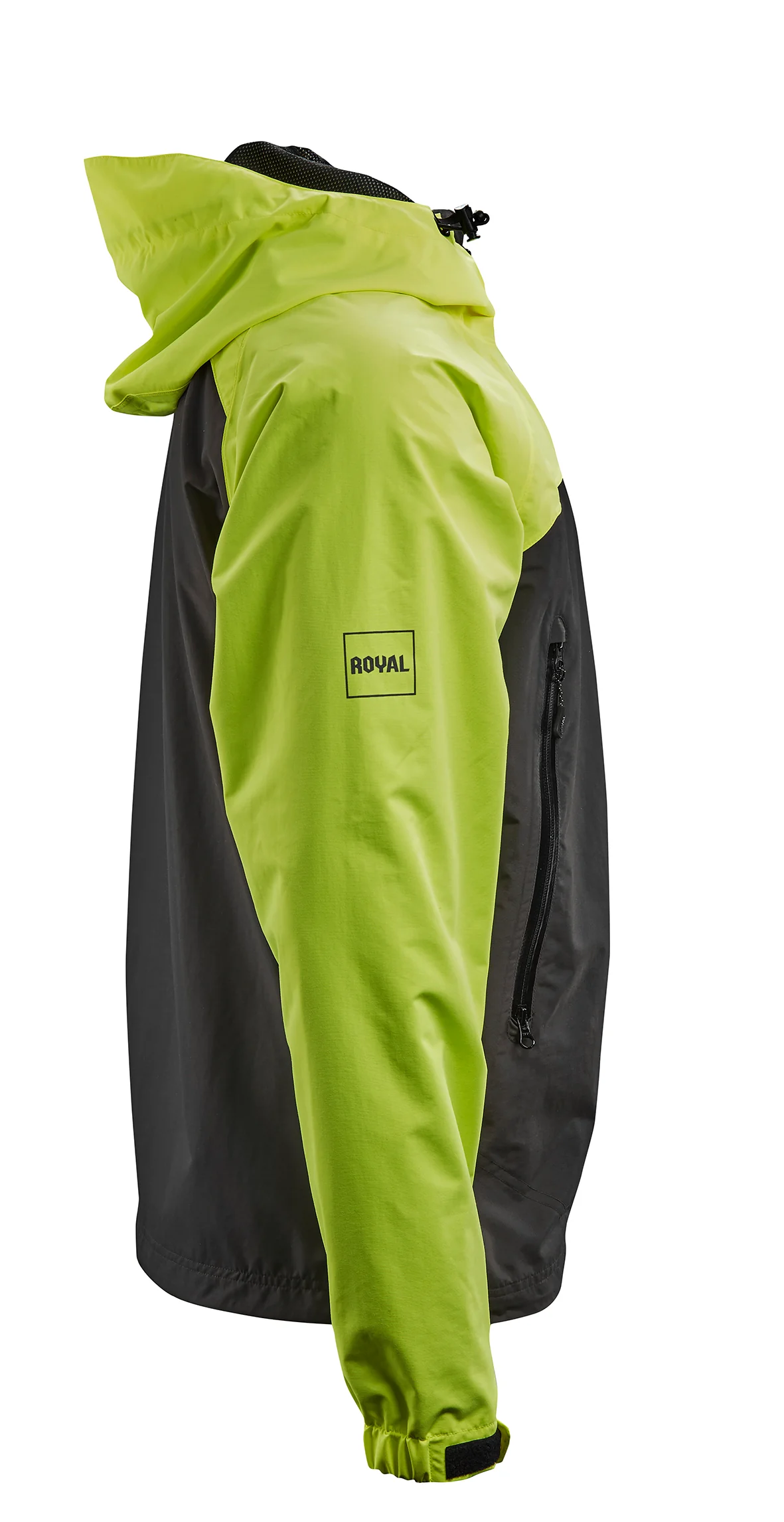 Royal Matrix Jacket - Flo Yellow-Charcoal - Image 4