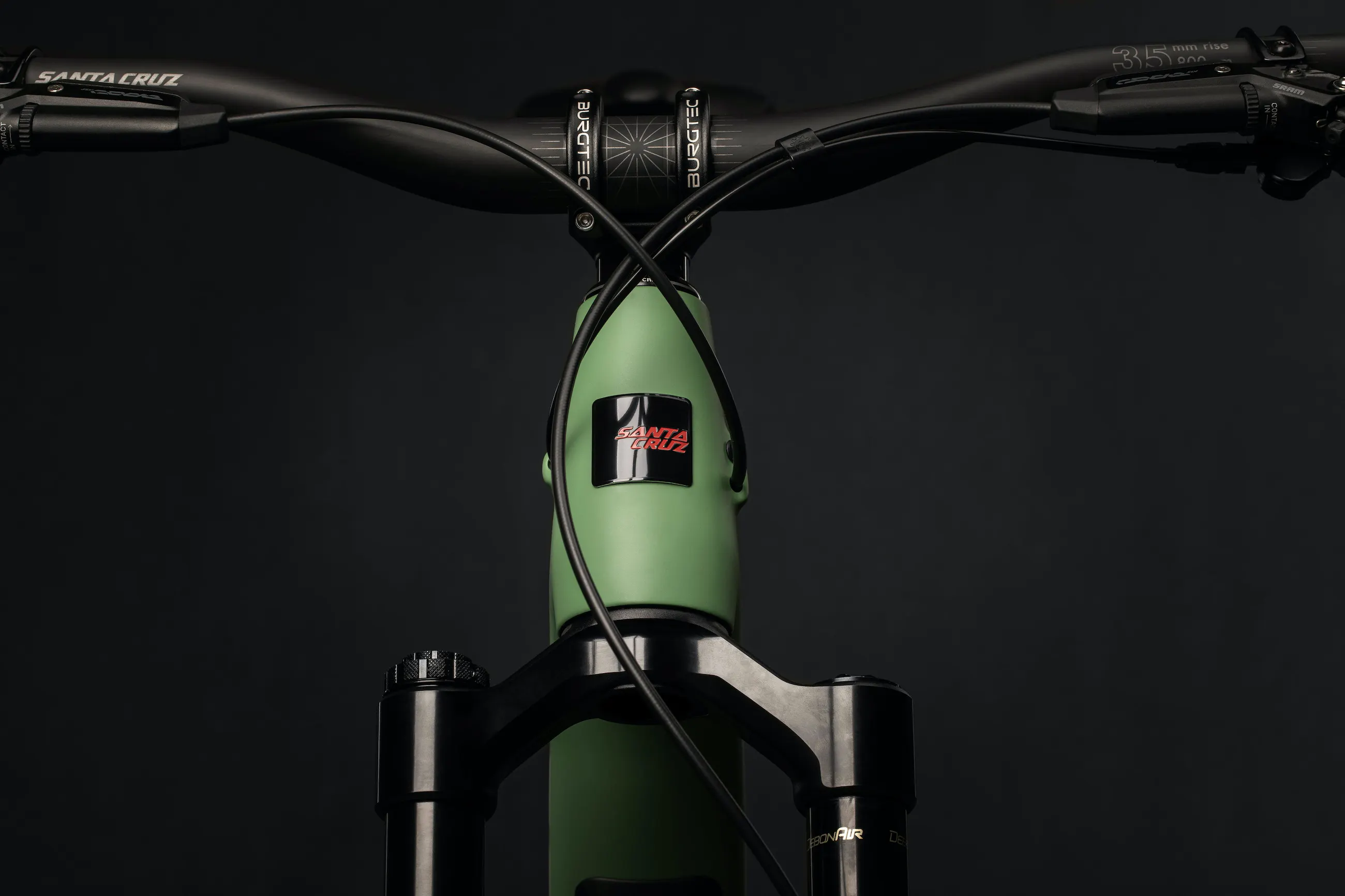 Santa Cruz 5010 Carbon MX - S Kit - Matt Spumoni Green - Image 2
