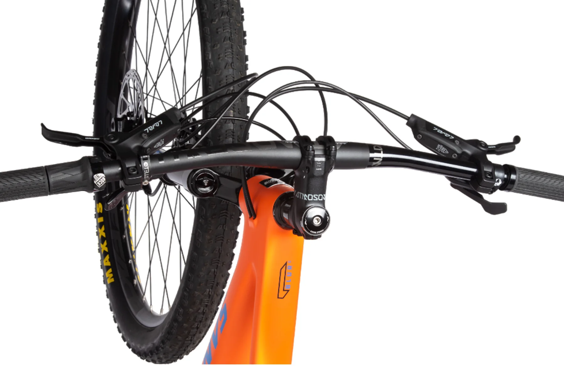 Santa Cruz Blur Carbon 29 - D Kit - SID SL Sel+ Remote - Salmon - Image 5
