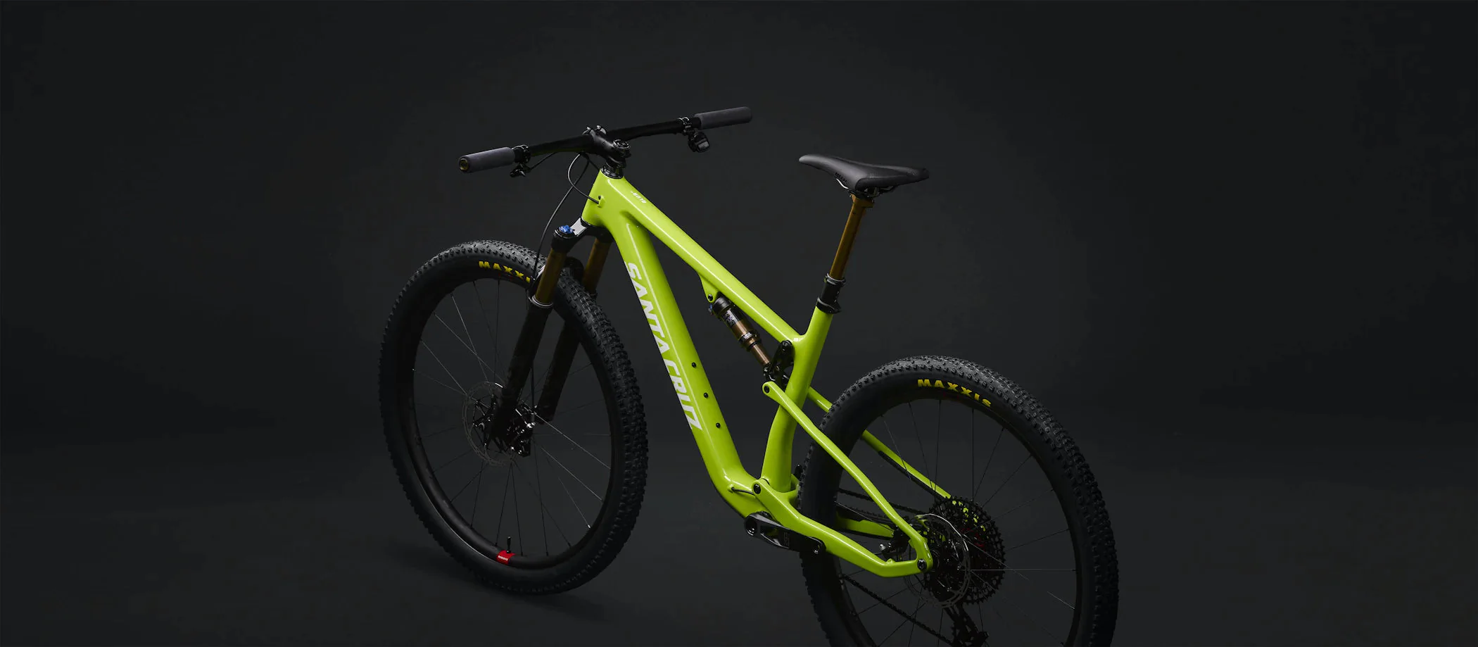 Santa Cruz Blur Carbon 29 - S Kit - Gloss Spring Green - 2024 - Image 4