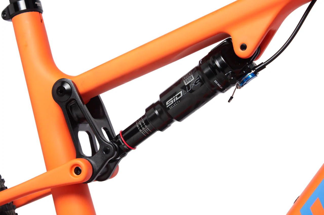 Santa Cruz Blur Carbon CC 29 - D Kit - SID Sel+ Remote - Salmon - Image 3
