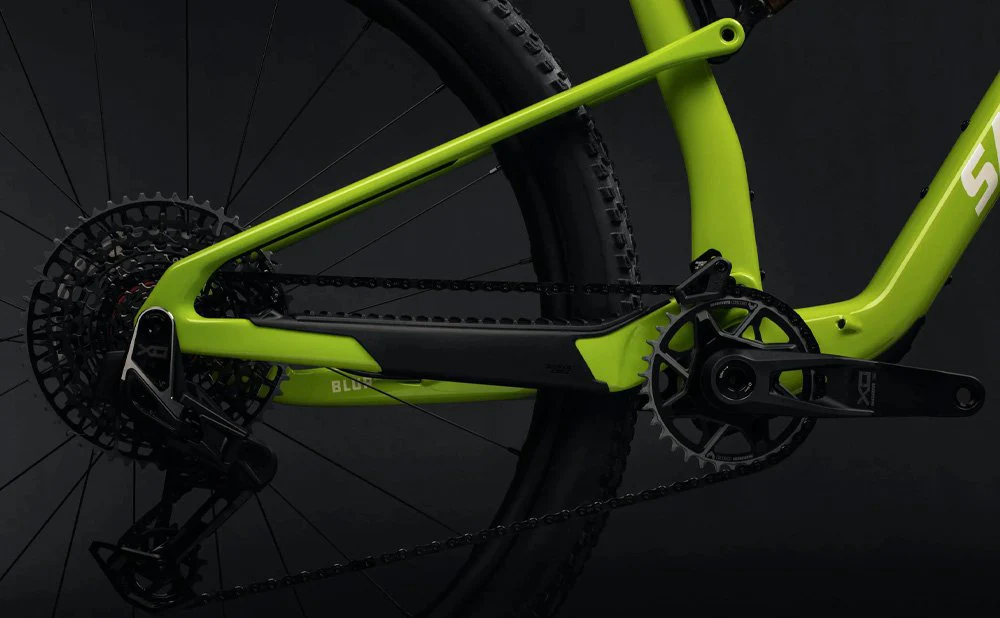 Santa Cruz Blur CC 29 - X0 AXS Trail Reserve - Gloss Spring Green - Large - Demo 1 - Image 4