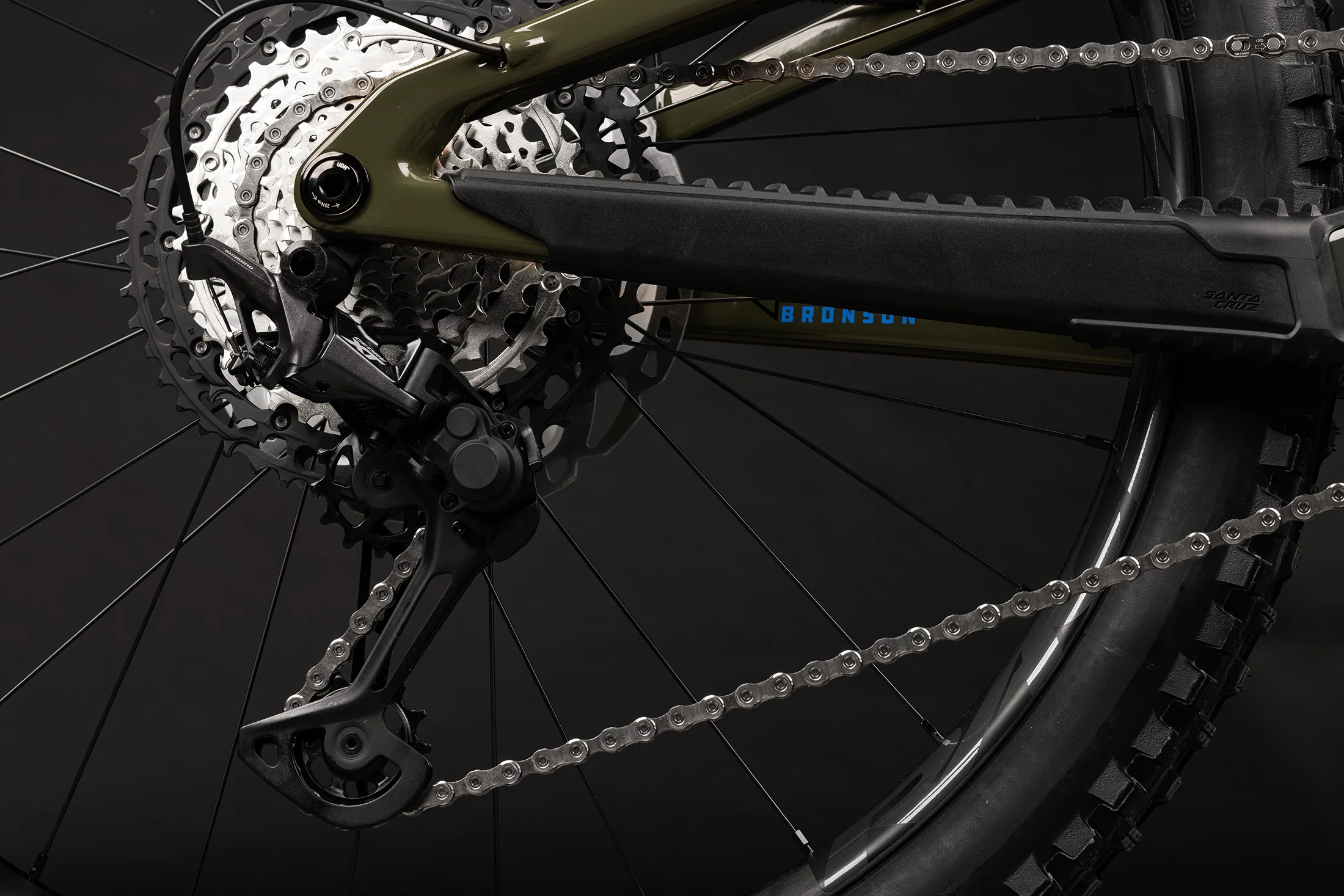 Santa Cruz Bronson 4.0 Carbon MX - XT Kit - Gloss Moss - Image 6