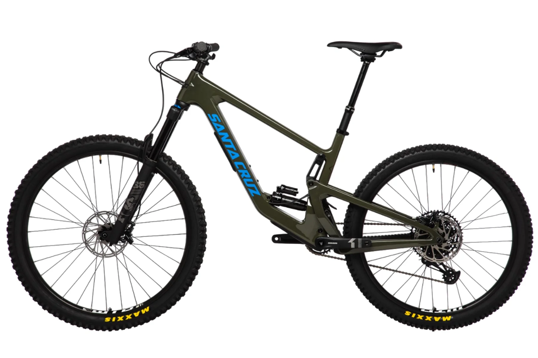 Santa Cruz Bronson Carbon MX - D Kit - Fox PS Grip/SDS+ - Gloss Moss - Image 2