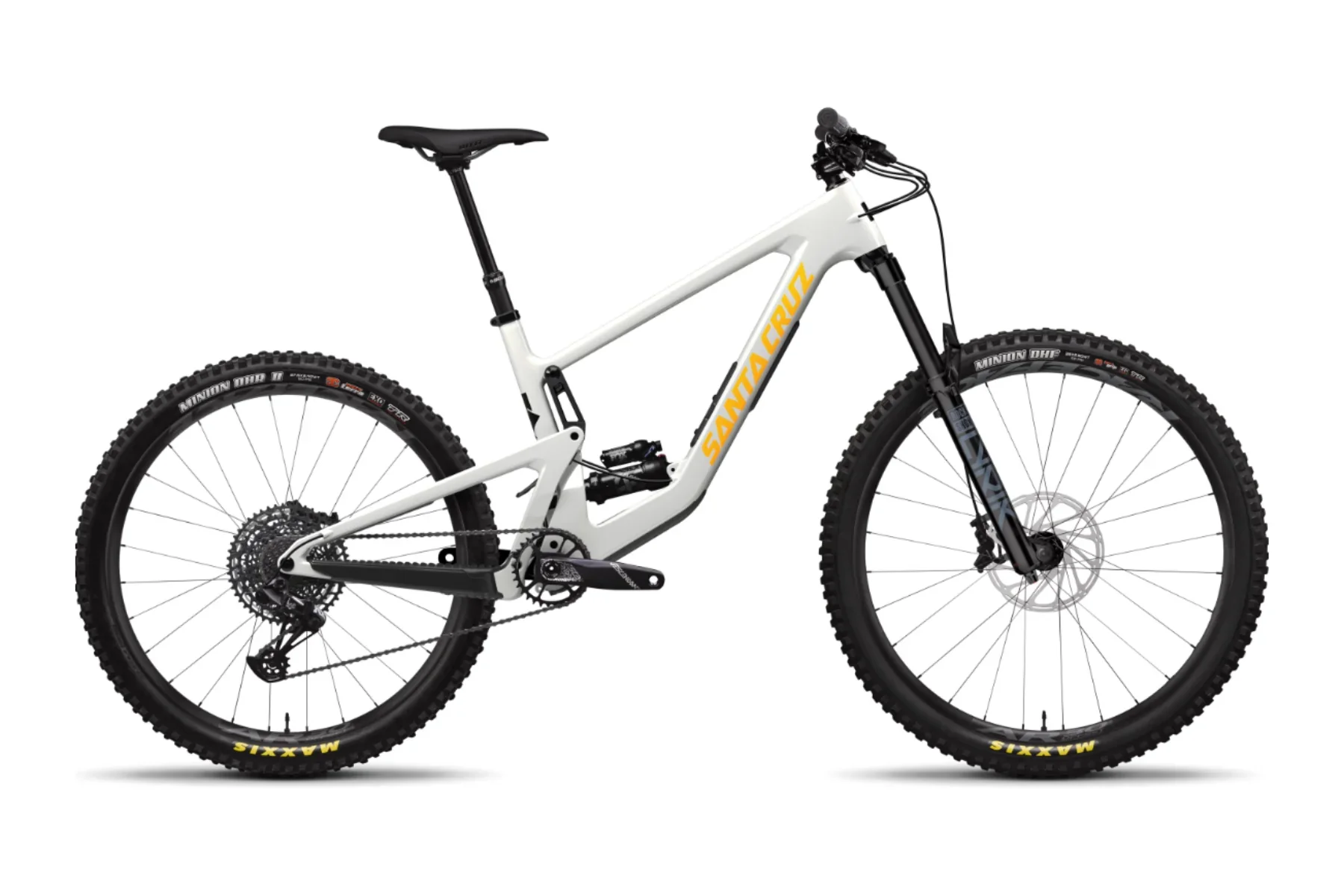 Santa Cruz Bronson Carbon MX - R Kit - Gloss Chalk White - 2024