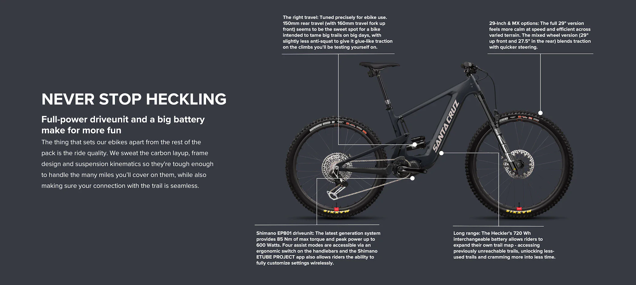 Santa Cruz Heckler CC MX - X0 AXS Reserve - Matt Dark Pewter - Image 7