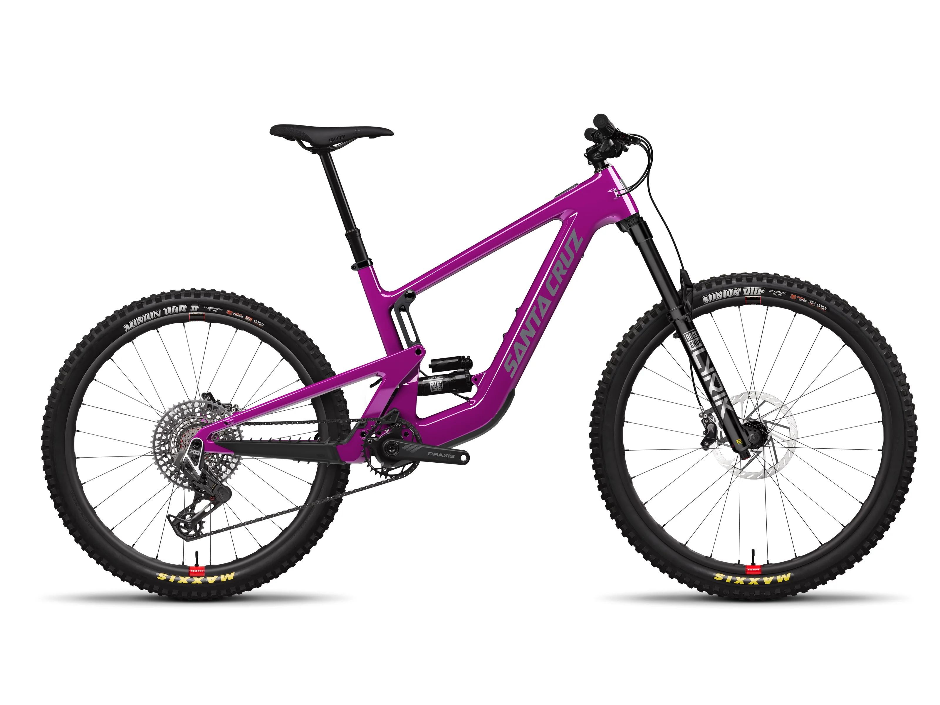 Santa Cruz Heckler SL CC MX - X0 AXS Reserve - Gloss Magenta - Medium - Demo 1