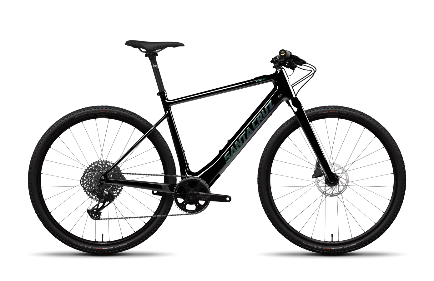 Santa Cruz Skitch CC 700c - Apex Flat Bar - 430Wh - Gloss Black - 2026