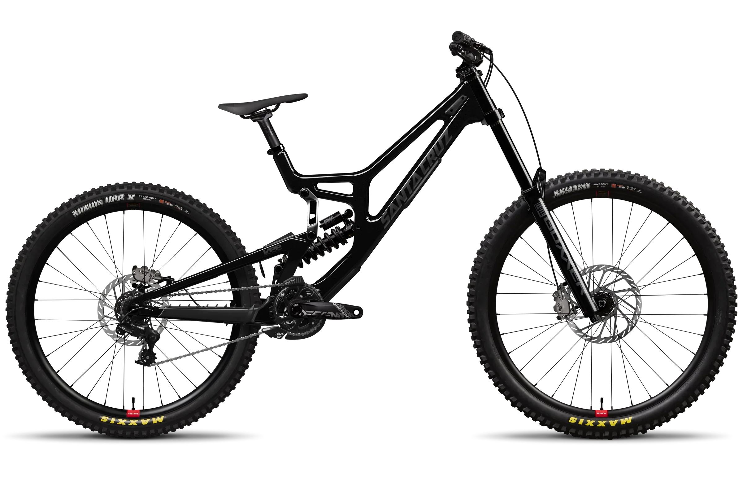 Santa Cruz V10 CC 29 - DH S Kit - Gloss Black Sparkle - 2025