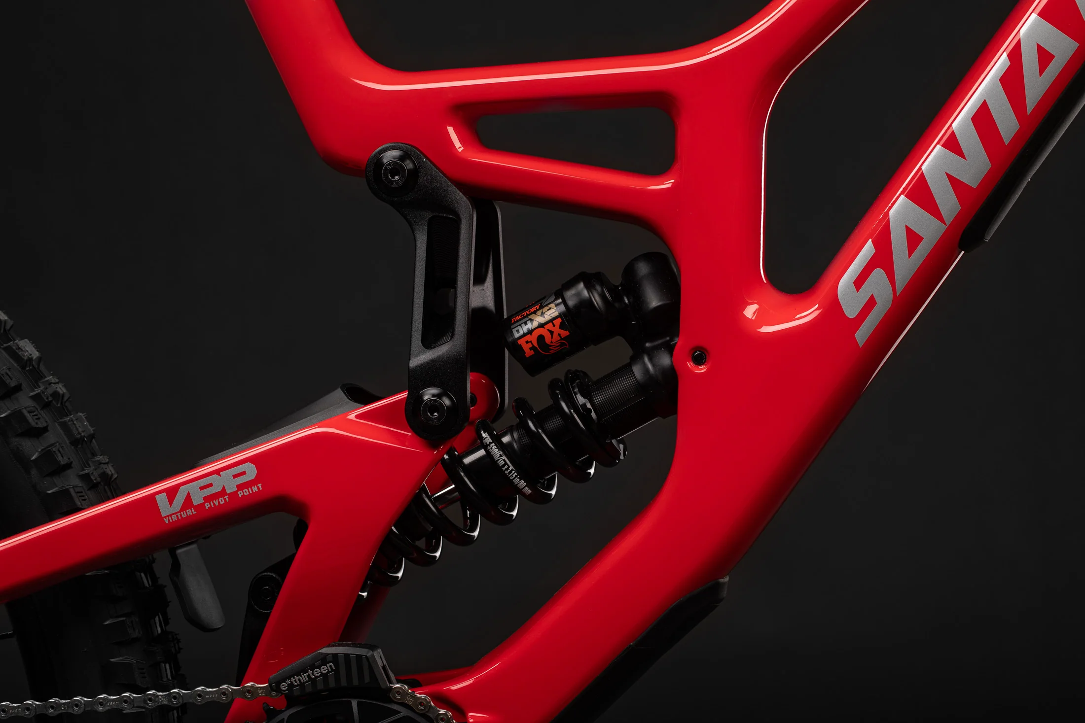 Santa Cruz V10 CC MX - DH S Kit - Gloss Red - 2024 - Image 15