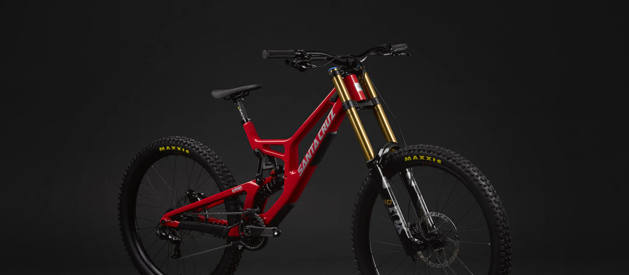 Santa Cruz V10 CC MX - DH X01 - Gloss Red - 2024 - Image 2