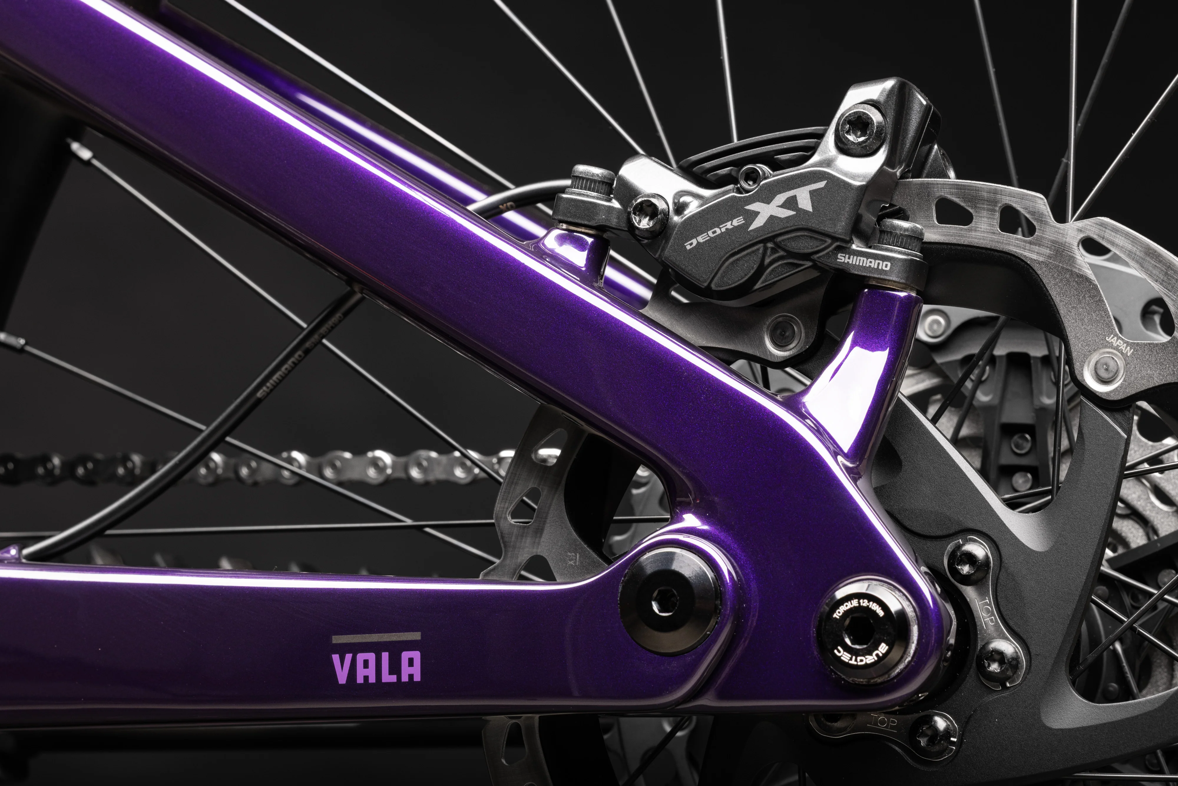 Santa Cruz Vala Carbon MX - XT Di2 Kit - LTD Edition - Gloss Deep Purple - Image 9