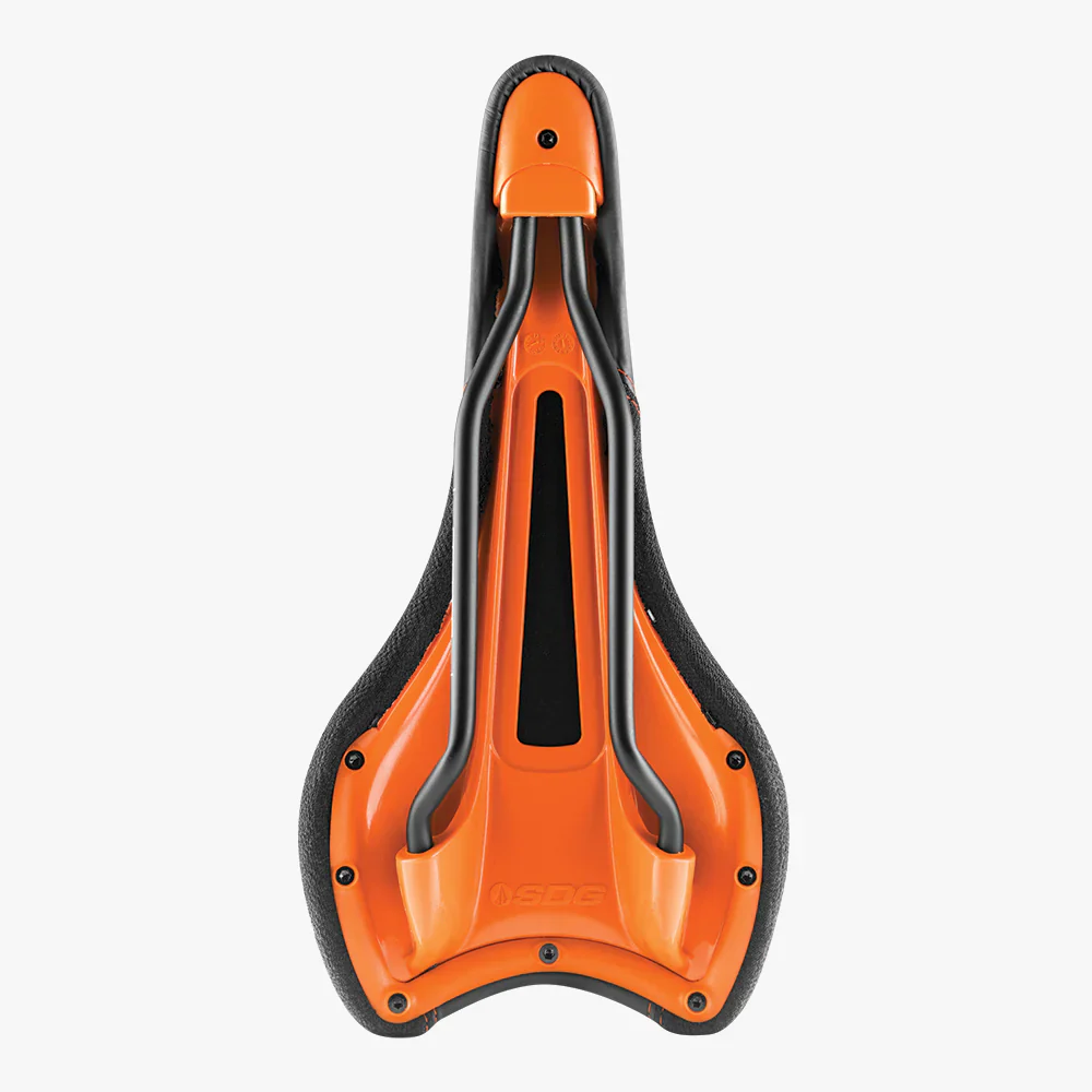 SDG Radar CroMo MTB Saddle - Black-Orange - Image 5