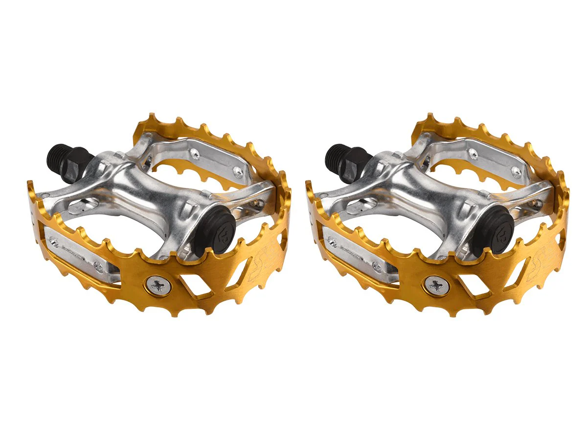 SE Bikes Bear Trap BMX Pedals - Gold