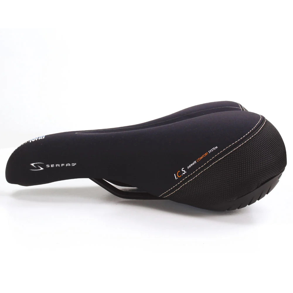 Serfas Dual Density Saddle - Womens - Black - Image 4