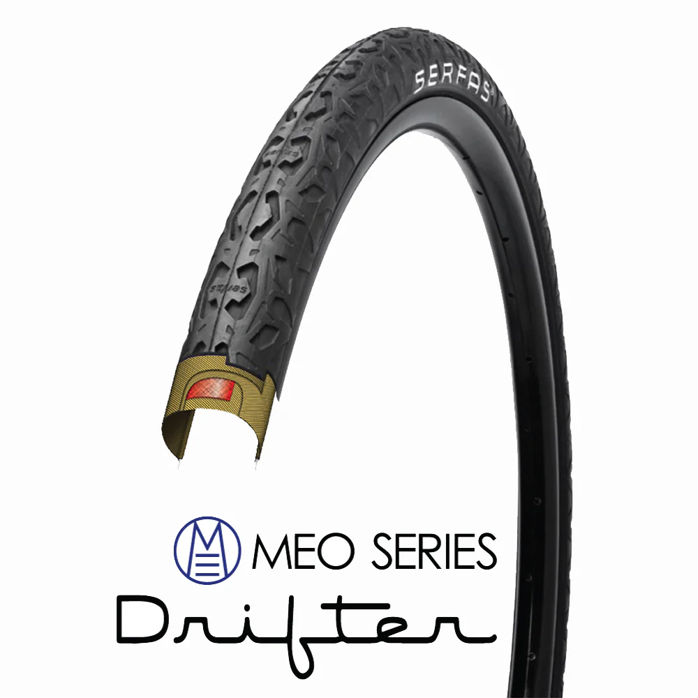 Serfas MEO CTR Drifter 26" Wire City Tire - Black - Image 5