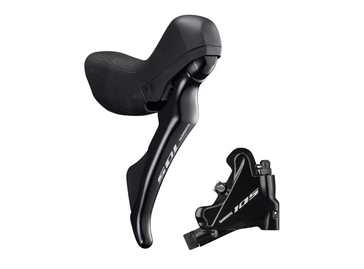 Shimano 105 R7025 Hydraulic Disc Brake Set - Black